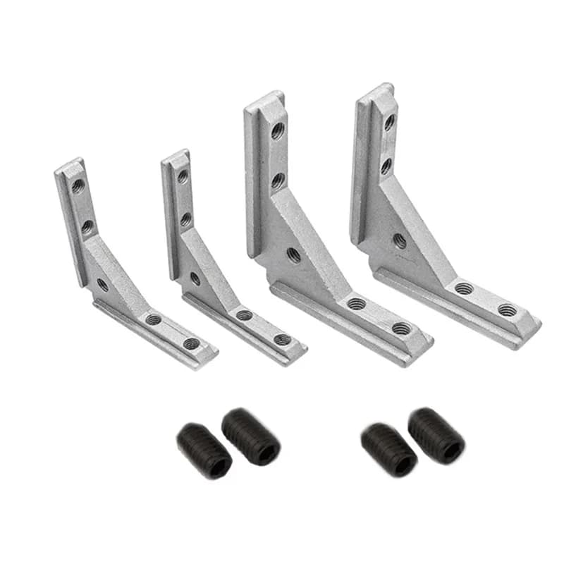 2020 3030 4040 Panel Installation Board Angle Slot Fixing Hardware Door Frame Corner Code Profile Universal Angle Slot Connector