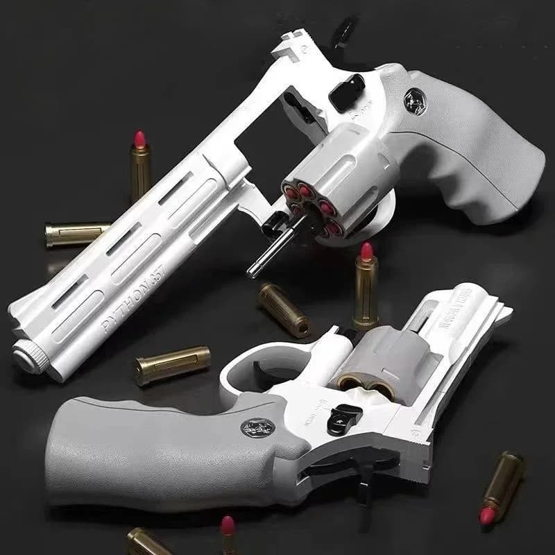 ZP5 357 Revolver Launcher Pistol EVA Soft Dart Bullet Toy Gun Airsoft CS Outdoor Shooting Game Kids Adult Gift