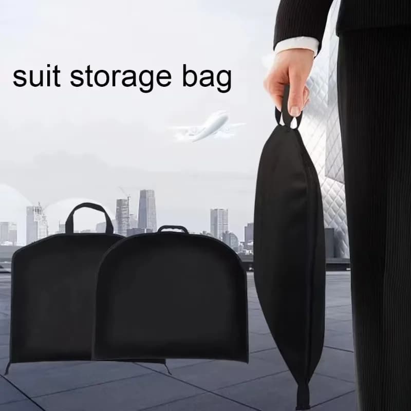 OutdoorPortable Suit Dust Cover Nonwoven Clothes Hanging Bag Clothing Storage Evening Gown Coat Dress Suit Protection Dust Cover