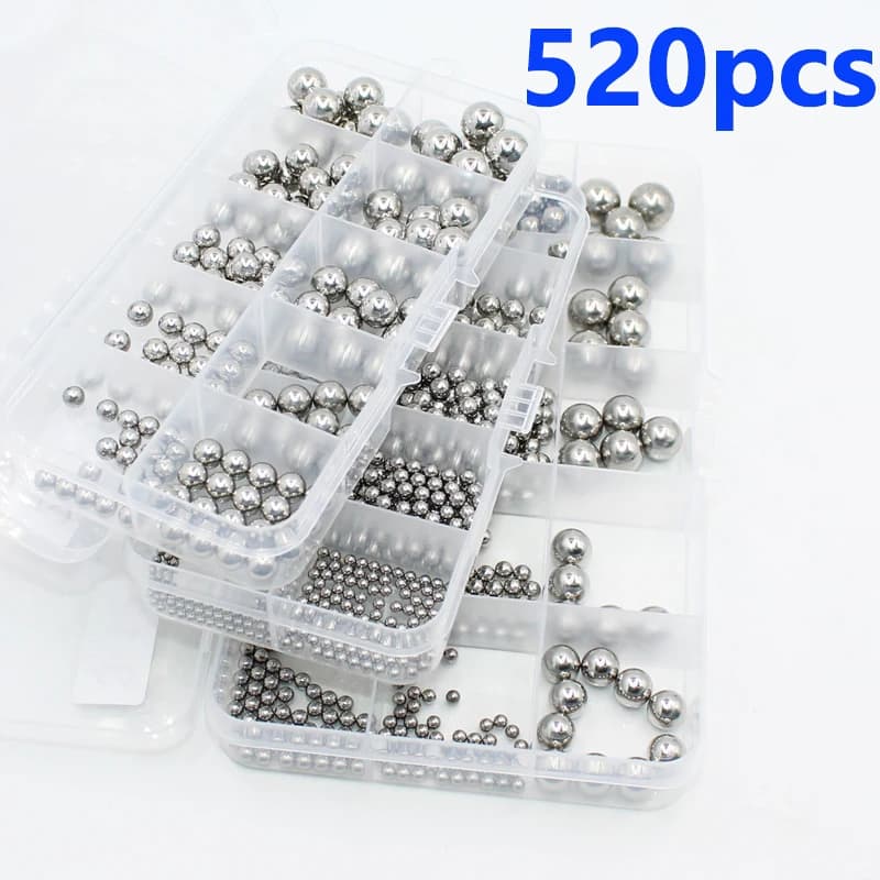 High Precision 304 Stainless Steel Balls Dia 3mm 4mm 5mm 6mm 7mm 8mm-12m for Ball Bearings Steel Bead Slingshot Ammo Solid Ball