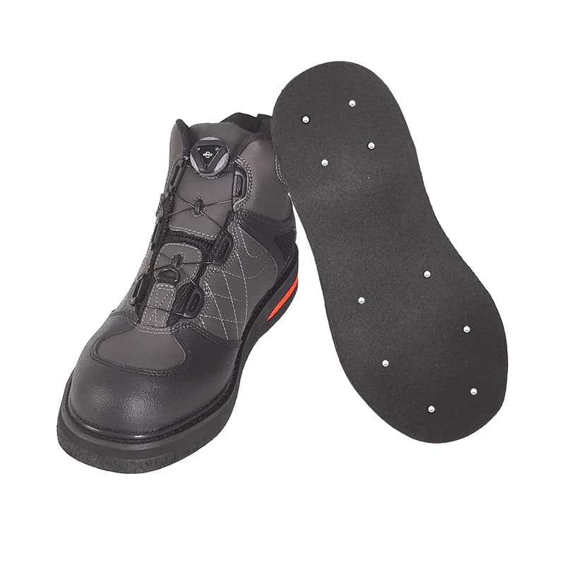 Fly Fishing Shoes, Waders Fishing Shoes, Felt Sole With or Without Nails Fishing Boots, Self-lock Hunting Fishing Equipment