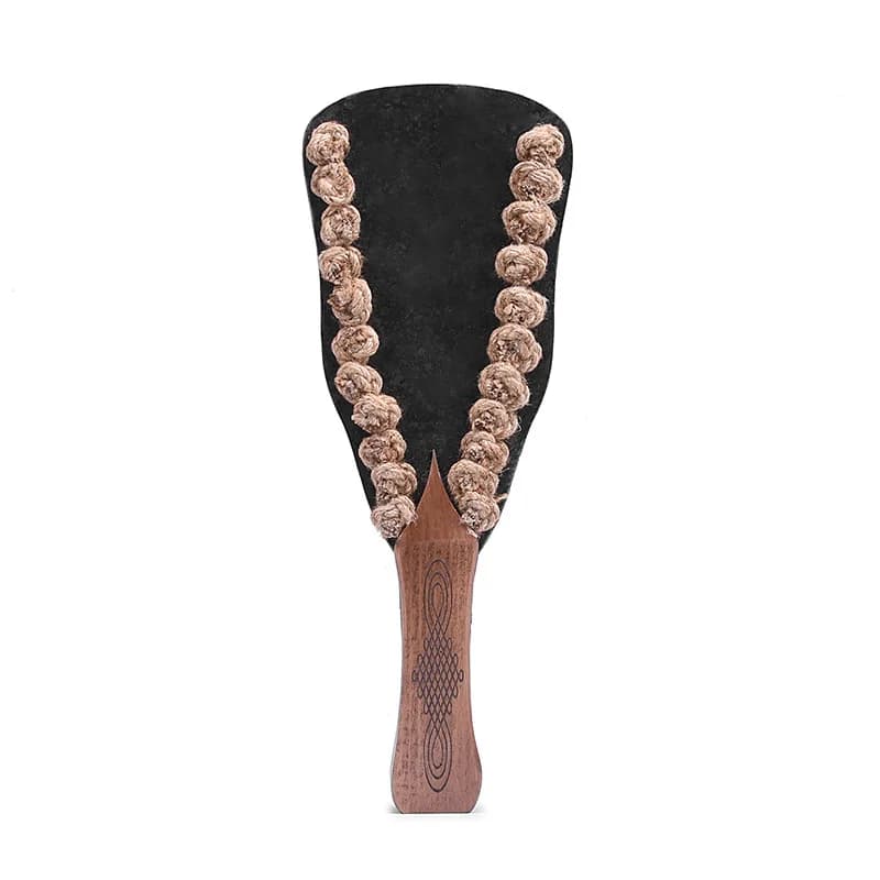 Skin-friendly Leather Equestrian Auxiliary Rod Wear Resistant Outdoor Riding Accessory