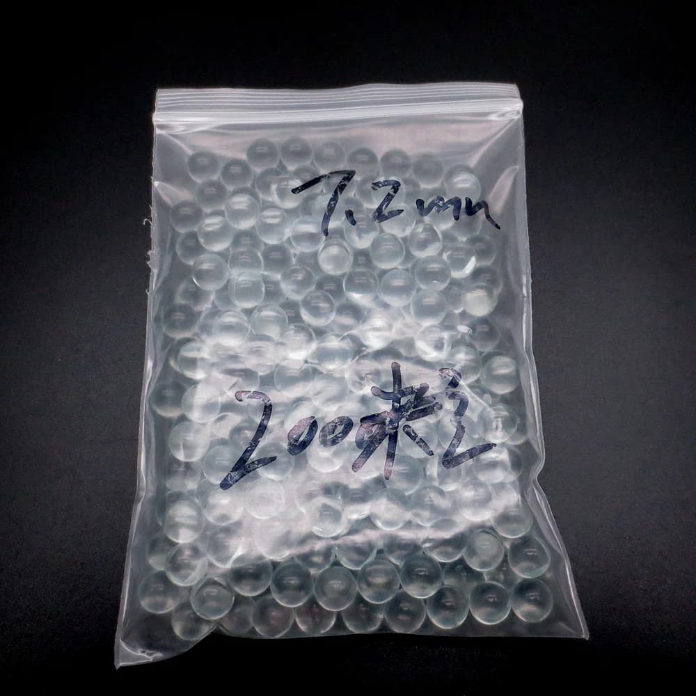 7.2mm 10mm  12mm 13mm Transparent Glass Balls Pinball for Slingshot Shooting Home Decor for Fish Tank  Traditional Marbles Games