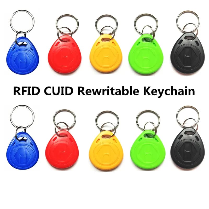 5/10pcs CUID Android App MCT Modify UID Changeable NFC 1k s50 13.56MHz Keyfob Block 0 Writable 14443A