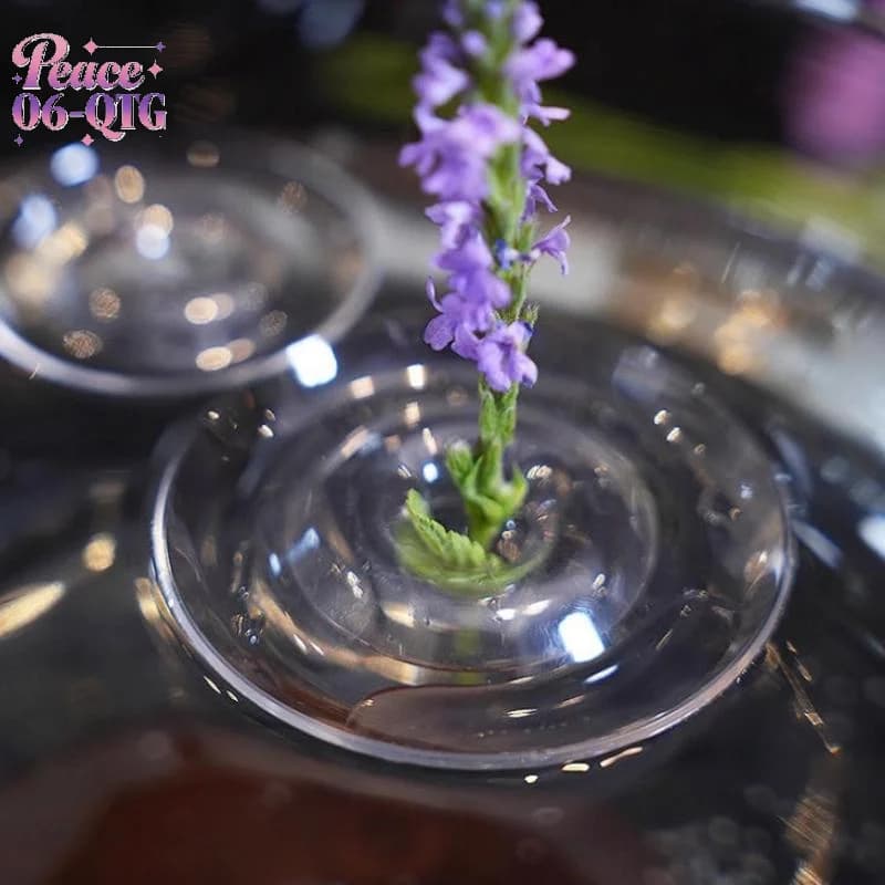 1/2/4pcs Floating Flower Vase Fresh Flower Hydroponic Vessel Floral Arrangement Art Vase Flower Holder Plant Display Home Decor