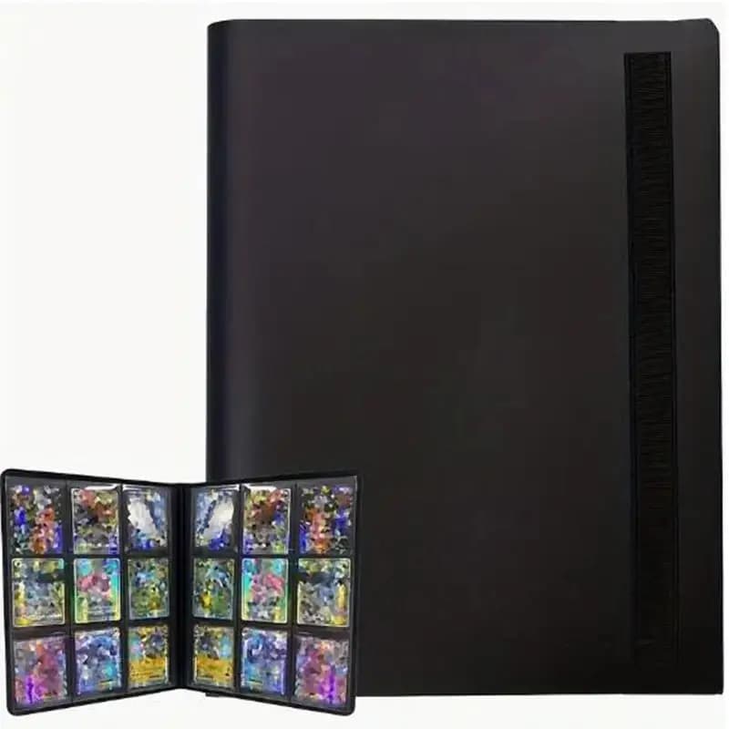 Premium Multi-Pocket Trading Card Binder-Holds 160/360/480 Cards-Durable PP Cover-Ideal for Basketball Soccer and Sports Cards