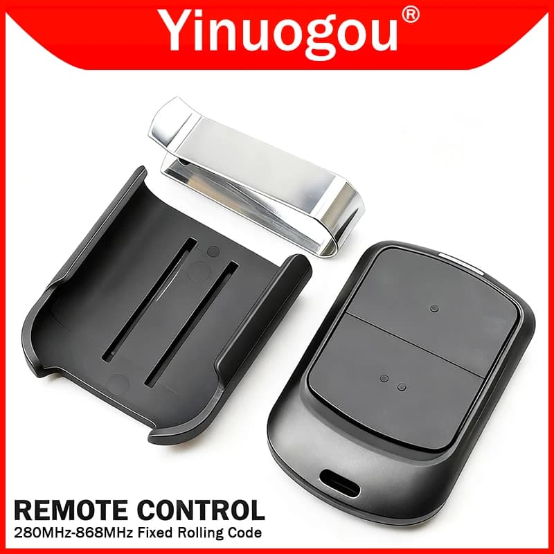 With Clip 280MHz-868MHz Garage Door Remote Control Duplicator Multifrequency Variable Code Grabber Auto Scan Clone 433MHz 868MHz