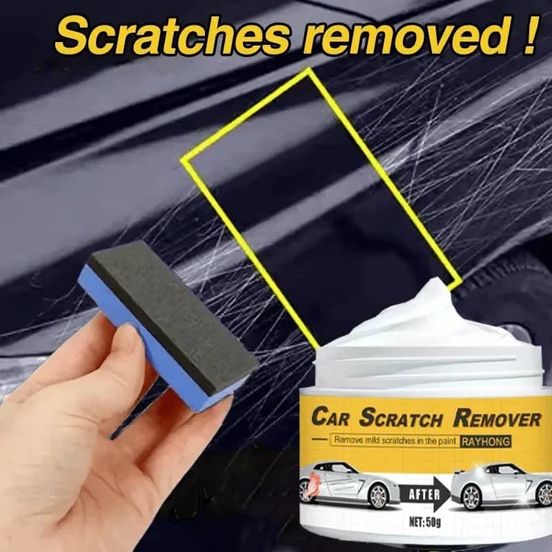 Multi-Purpose Car Scratch Repairer - 24-Hour Fast-Acting DIY Tool for Quick Car Repairs, Gloss Enhancement and More | 50g