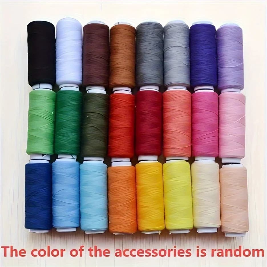 24pcs Colorful Sewing Thread Set - Durable, Soft, Suitable for Home Repair and Hand Sewing, Sewing Supplies Accessories