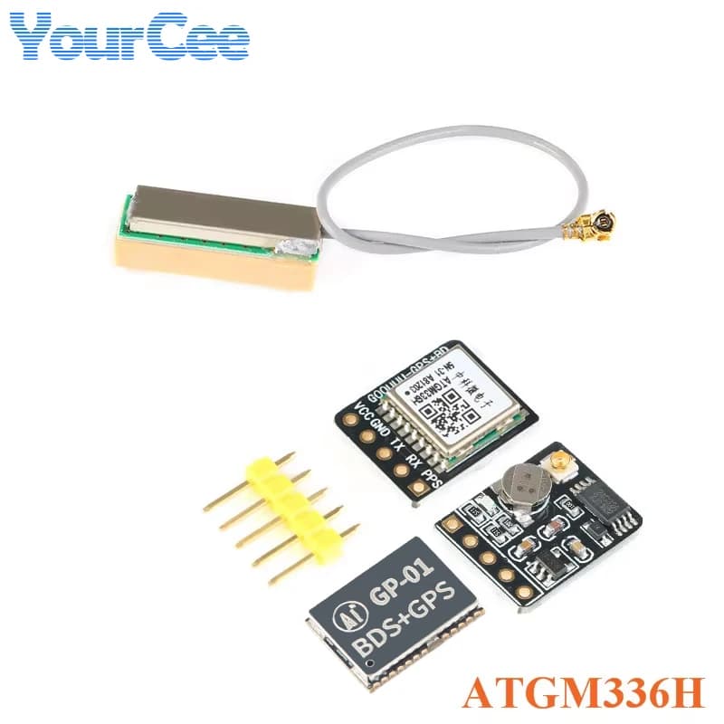 ATGM336H GPS Module GPS+BDS Beidou Dual-mode Satellite Positioning Navigation Module Flight Control EEPROM Antenna GP-02 GP-01