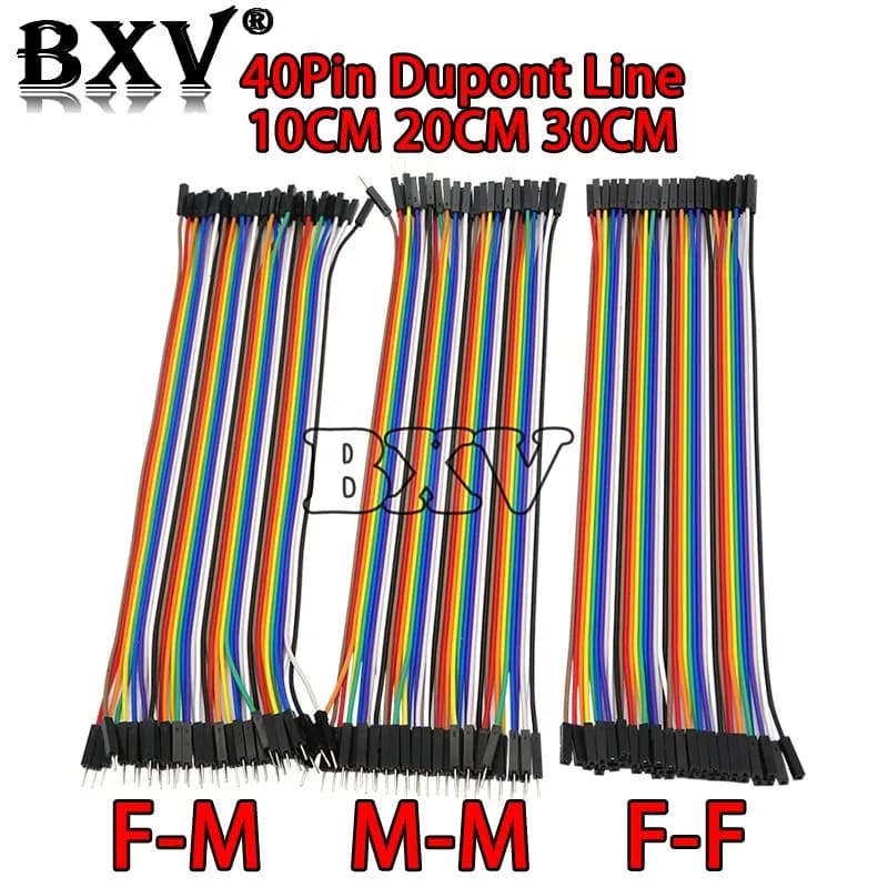 New Dupont Line 10CM 20CM 30CM 40Pin Male To Male + Male To Female And Female To Female  Wire Dupont Cable For  DIY KIT
