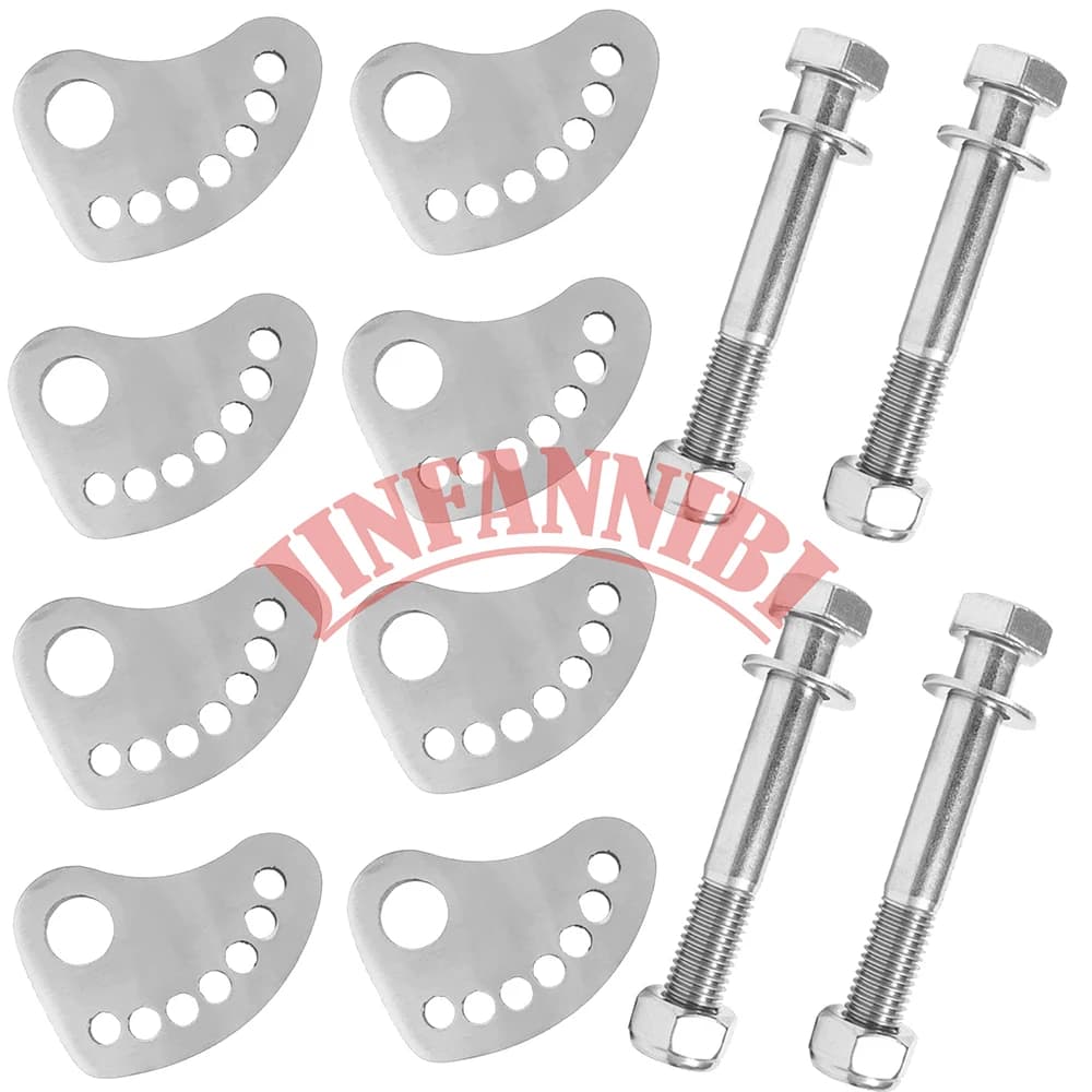 For Chevy Silverado 1500 2500 Camber Lock Alignment Fix & Upper Arm Cam Bolt Kit
