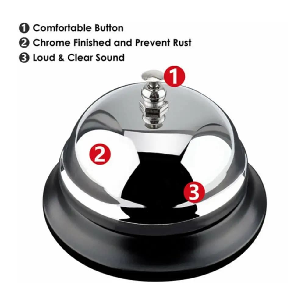 Hotel Counter Reception Christmas Craft Bell for kitchen Restaurant Bar Order bell Service Home Restaurant Call Bell