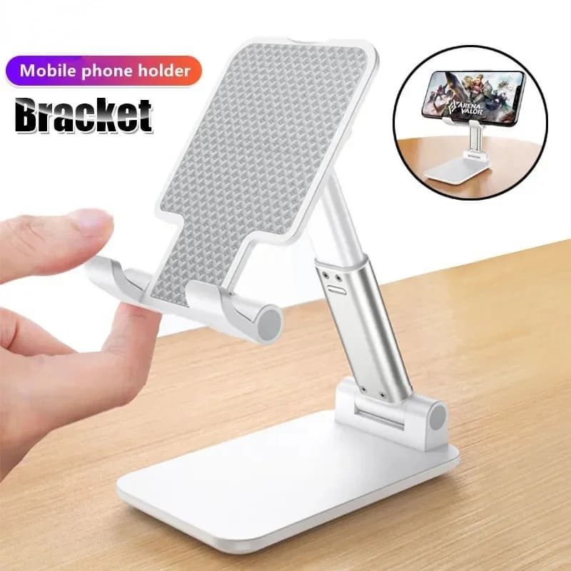 Desk Mobile Phone Holder Foldable Stand Adjustable Desktop Tablet Holder Universal Table Cell Phone Stand For iPhone iPad Xiaomi