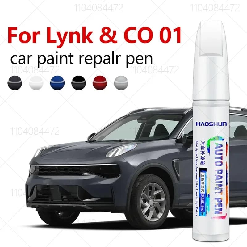For Geely Lynk & CO 01 02 2017-2025 M1 C2X Paint Repair Pen Touch Up Scratch Remover DIY Auto Accessories Black White Purple Red