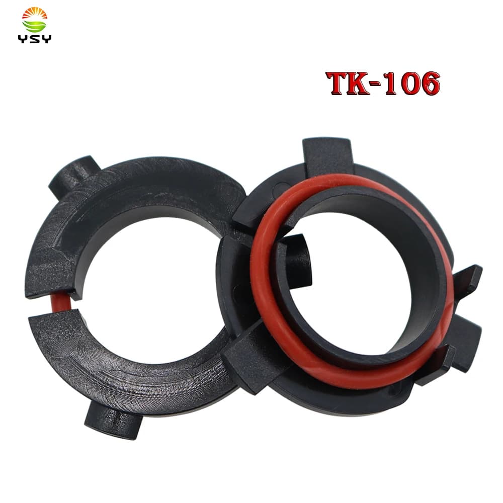 YSY 2X H7 LED Car Headlight Bulb Base Holder Adapter Socket TK-106 For Hyundai Nissan Kia Volkswagen Mitsubishi