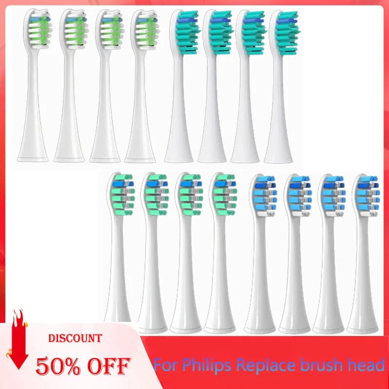 For Philips Sonicare Toothbrush brush Head Replacement Brush Heads HX3/HX6/HX9 Series HX3210/3211/6150/6500/6510/6530/9342/6730