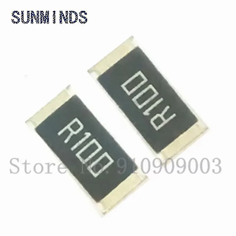 50PCS 2512 SMD Resistor 1W 1% 0.1R 0.1 ohm R100