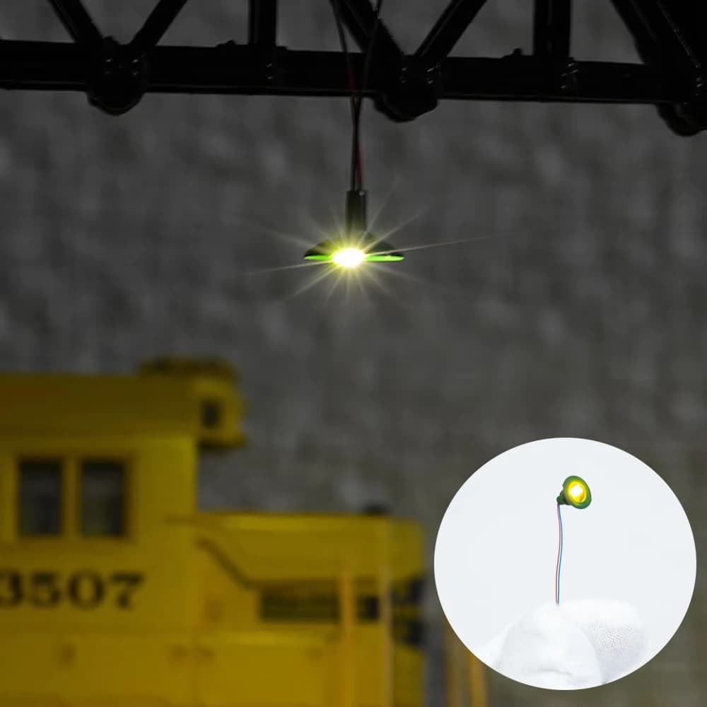 5PCS Miniature Wall Lamp Model 3V Led Lights for HO OO Railway Train Layout/Dollhouse Decoration/Diorama/Micro Landscape Kits