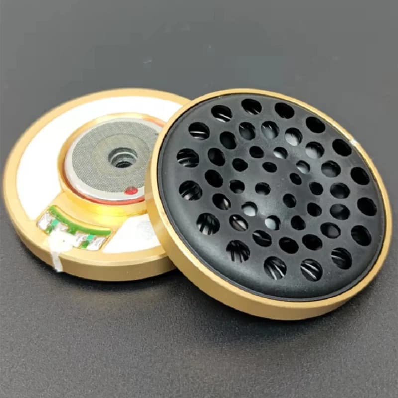 Hifi 50mm Headphone Speaker Unit 32ohm 115db Over Ear Headset Drvier With Protective Cover Earphone Repair Parts New Customized