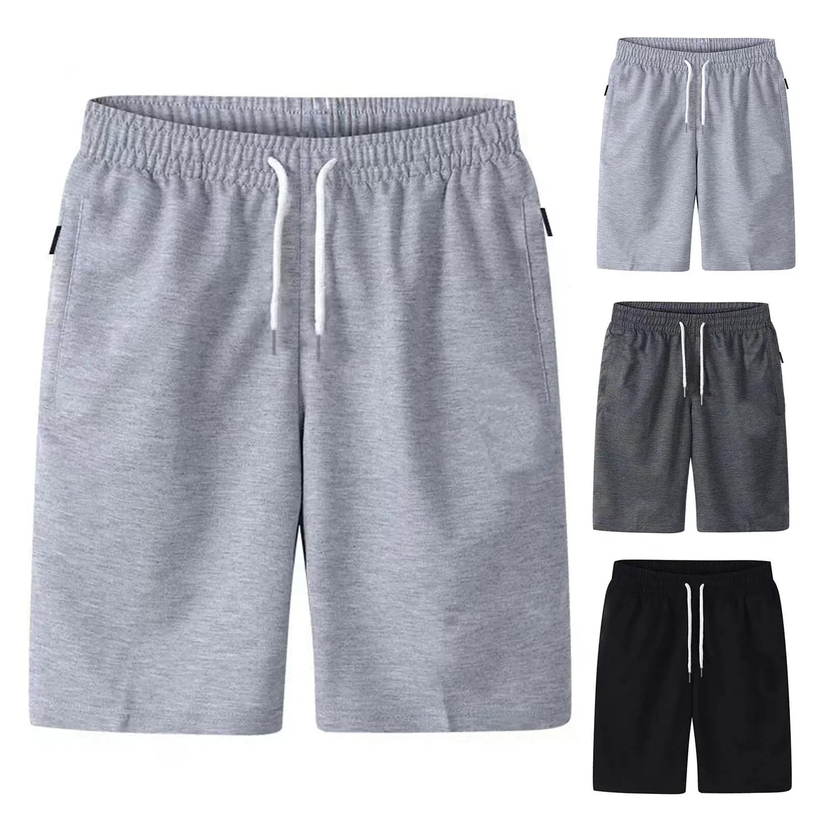 Summer Casual Shorts Men Breathable Casual Cotton Beach Shorts Comfortable Fitness Basketball Sports Short Pants Male Bermudas