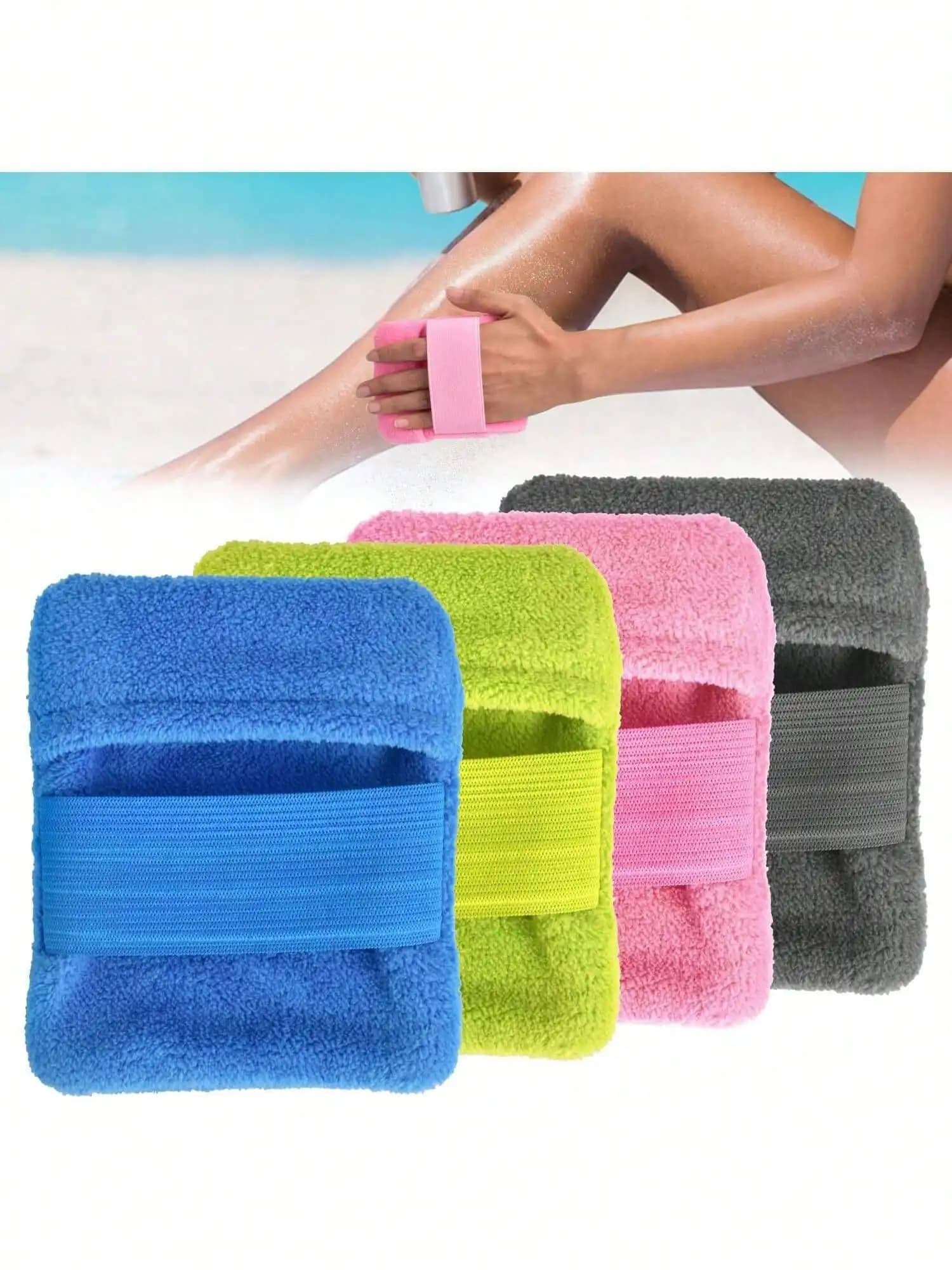Sand Remover For Beach, Sand Remover Bag, Owder Pouch Sand Remover Brush For Beach Vacation Camping (Not Contain Talc Powder)