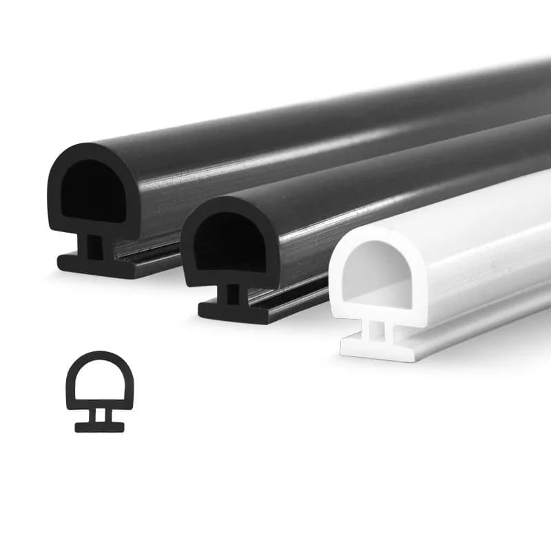 10M Bottom Width 4/5/6/7mm Sealing Strips Bridge Aluminum Door/Window Sealed Plastic Strips Energy Saving