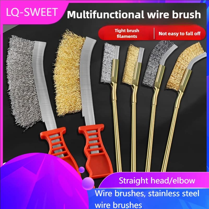 Wire Brushes, Stainless Steel Wire Brushes, Copper-plated Wire Brushes, Rust Removal, Cleaning, Industrial Brushes