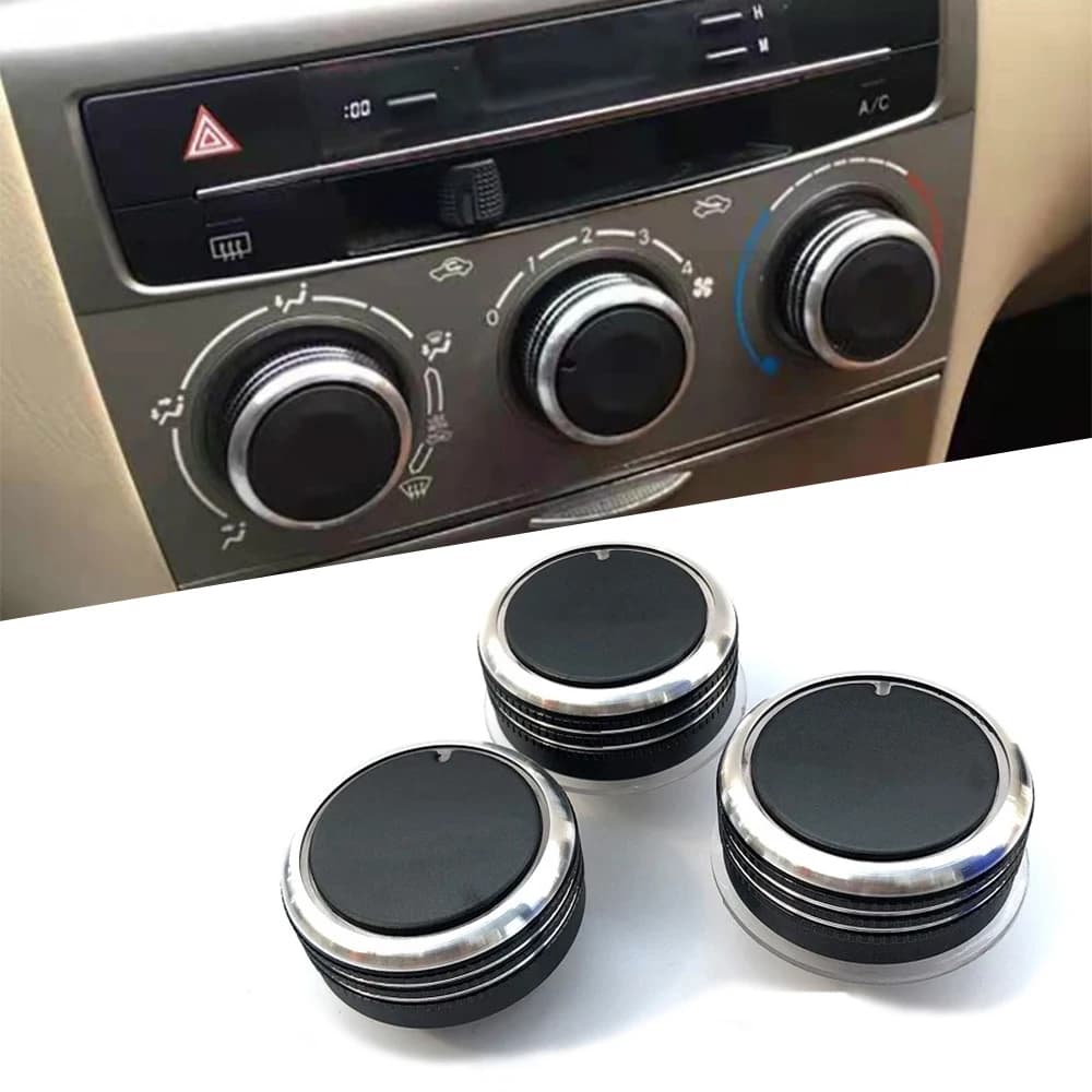 Ac Knob Air Conditioning Knobs for Toyota Corolla Before 2016 BYD F3 F3R Car Heat Control Switch Knob Aluminum Alloy Accessories