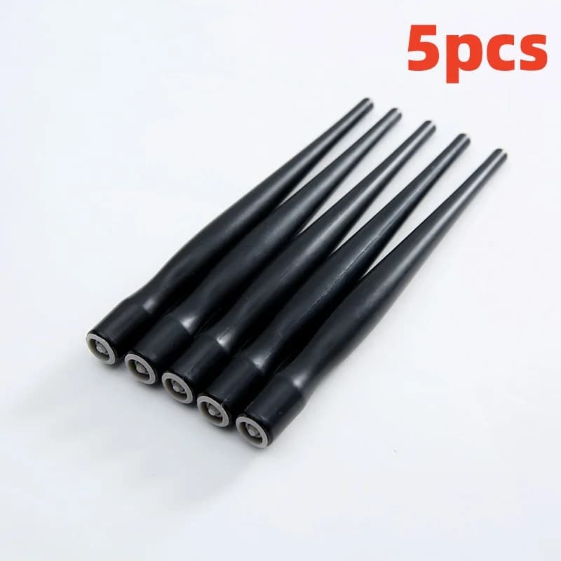 5pcs Universal Black Plastic Rod Pen Holder for Manga Outlining Calligraphy Dip Pens Craft And Art Supplies