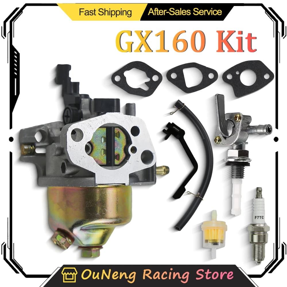 Lawn Mower Generator  Carburetor Gas 2KW - 3KW for Hongda GX160 GX200 5.5HP 6.5HP