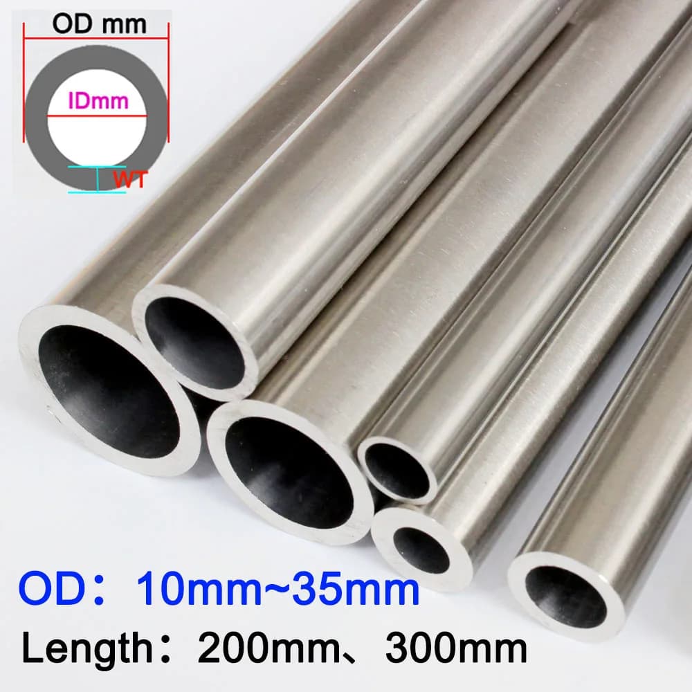304 Stainless Steel Tube Precision Pipe Seamless Straight Tube Outer Diameter 10mm-34mm Inner 6-32mm Polished inside and outside