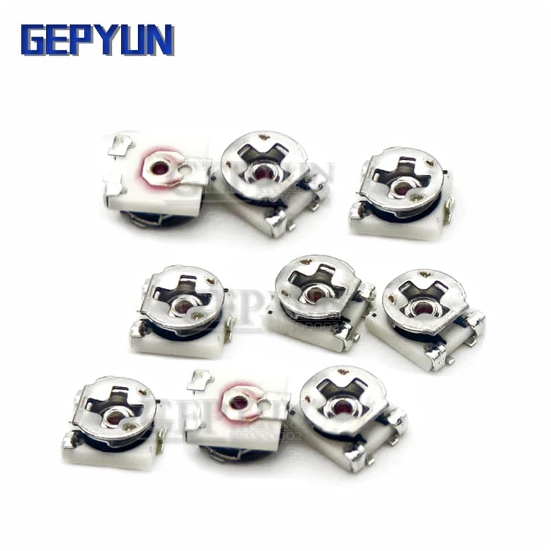 10pcs 3*3 Trimmer resistance Potentiometer Trimpot SMD 3X3 Adjustable Variable resistor 100 ohm ~ 1M ohm Gepyun 10K