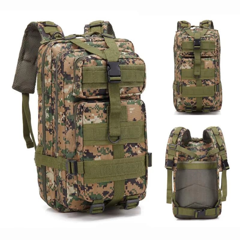 3P Tactical Backpack 20L-25L 1000D Nylon Outdoor Hiking Camping Traveling Fishing For Men Hunting Bag Sport Backpack