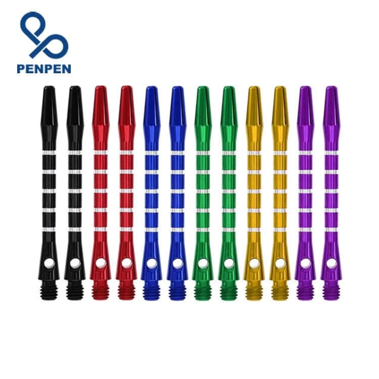 WEDARTER 8PCS 48mm Aluminium Darts Shafts 2BA Darts Accessories