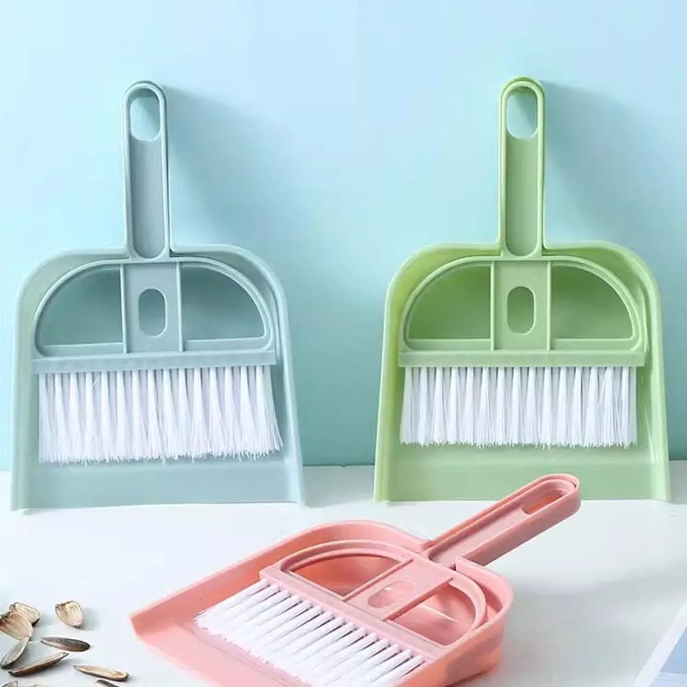 Cat Hamster Dustpan Small Broom Set Pet Professional Cleaning Tools Rabbit Pooper Scooper Guinea Pig Toilet Broom Accessories