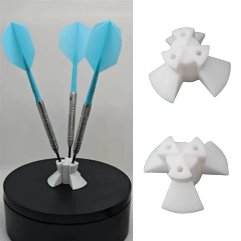 3pcs Minimalist Dart Rack 3D Printed Simple Darts Storage Rack Fixed Position For Home Game Room Bar Office Desk