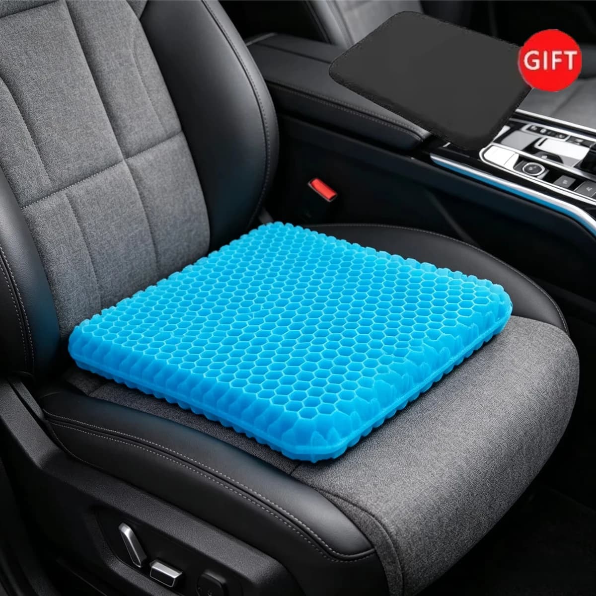 Car Gel Seat Cushion Breathable Cool Cooling Pad Pain Pressure Relief Universal Car Honeycomb Butt Pad Home Office Chair Cushion