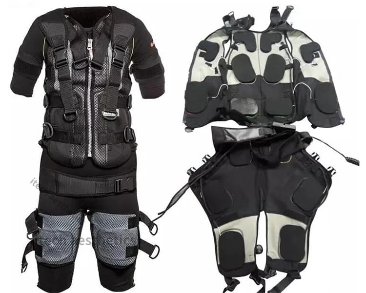 xems training suit electrodes pads ems pads xems training vest muscle stimulator body building machine