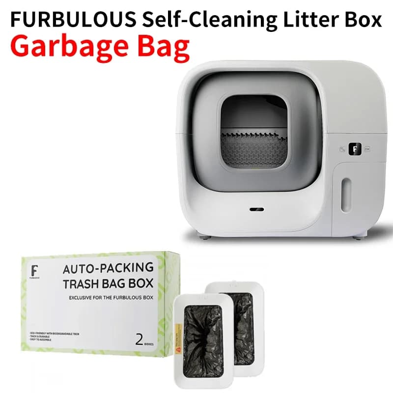 FURBULOUS Self-Cleaning Litter Box special garbage bag accessories
