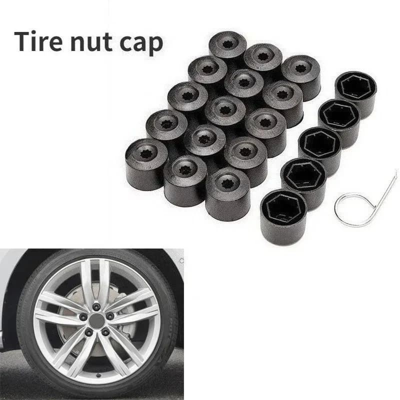 17mm Auto Tyre Screws Exterior Protection Accessories 20Pcs Car Wheel Cover Hub Nut Bolt Covers Cap for Volkswagen VW Golf MK4