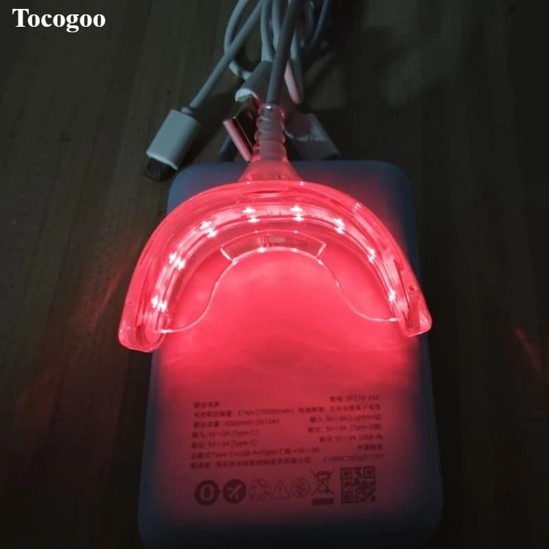 Near Infrared 625nm Red LED Light Therapy for Skin Care Canker Sore Mouth use for teeth sensitive