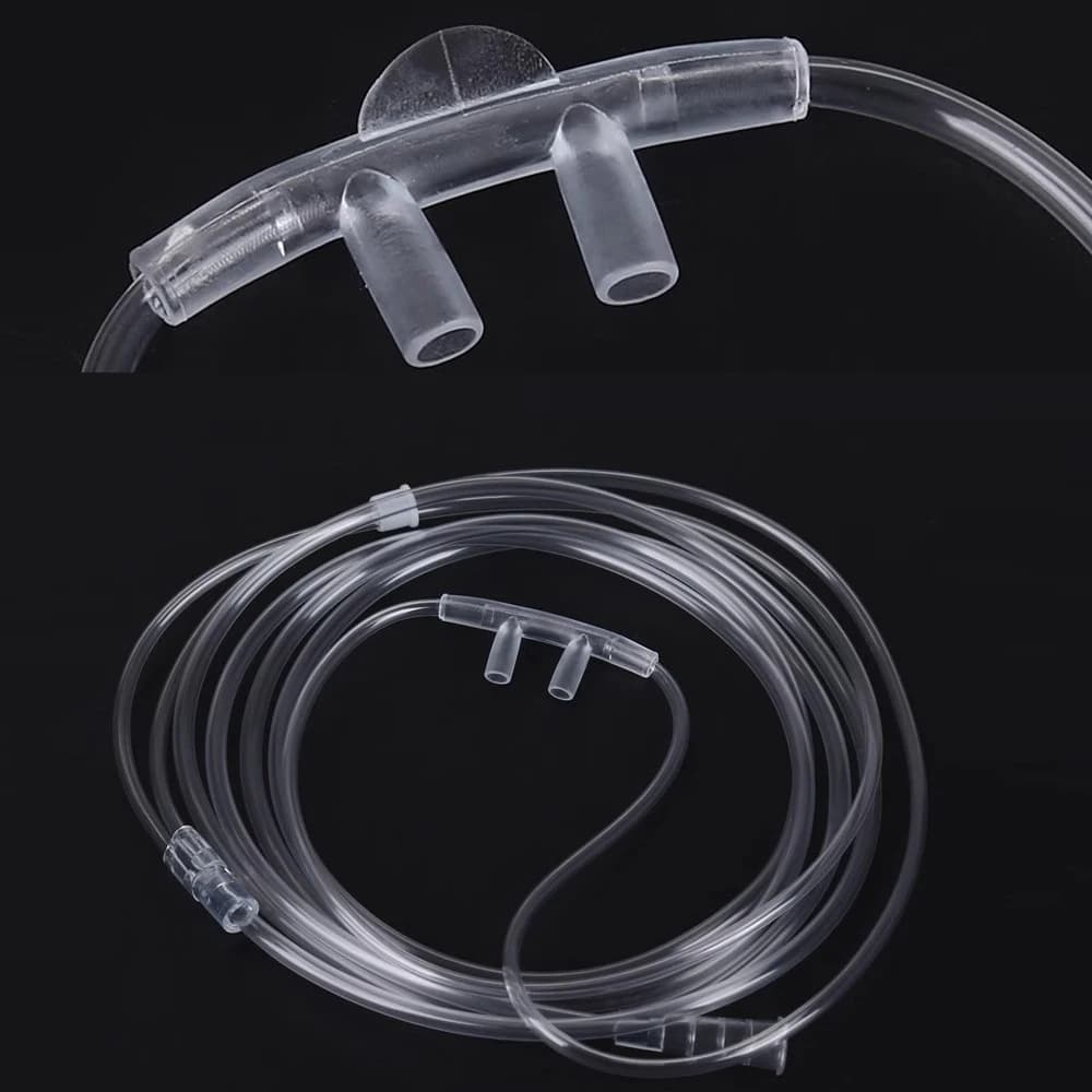 Plastic Oxygen Tube 2m/5m Disposable Nasal Cannula Oxygen Tube Independent Packing Medical Care Machine Breathing Cannula