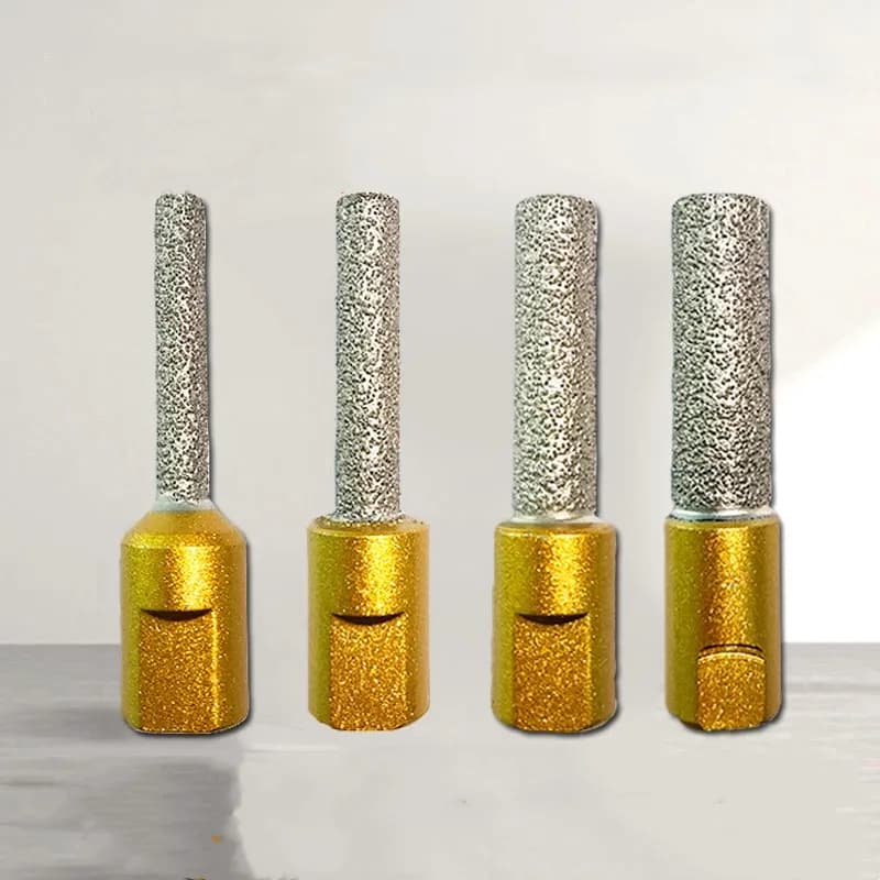 M10 Brazed Diamond Core Drill Bit Hole Saw Ceramic Granite Marble Stone Tile Hole Saw Tool for Angle Grinder
