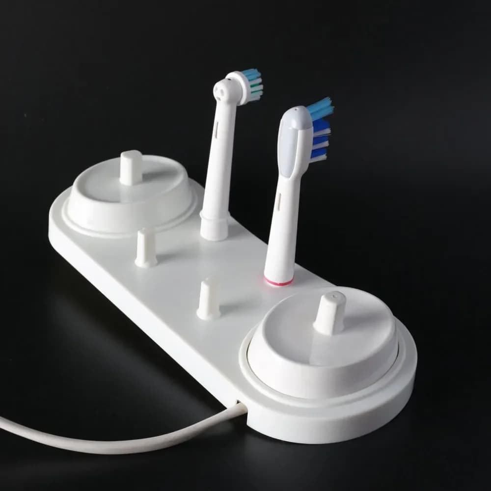 1Pc Oral B Electric Toothbrush Holder Bracket Bathroom Stand Base Support with Charger Hole for Tooth Brush Heads