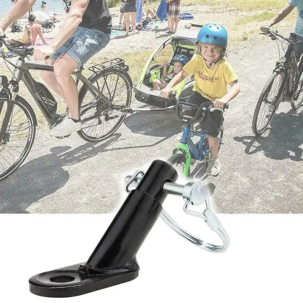 With Buckle Mounting Adapter Racks Bike Trailer Coupler Hitch Angled Elbow Towing Head Bicycle Attachment For InStep Schwinn