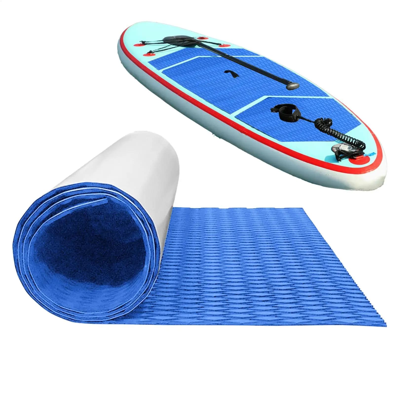 120x30cm EVA Foam Anti-skid Surfboard Traction Pads Non-Slip Diamond Grip Mat Use for Kayak RV Yacht Pool Skateboard Skimboard