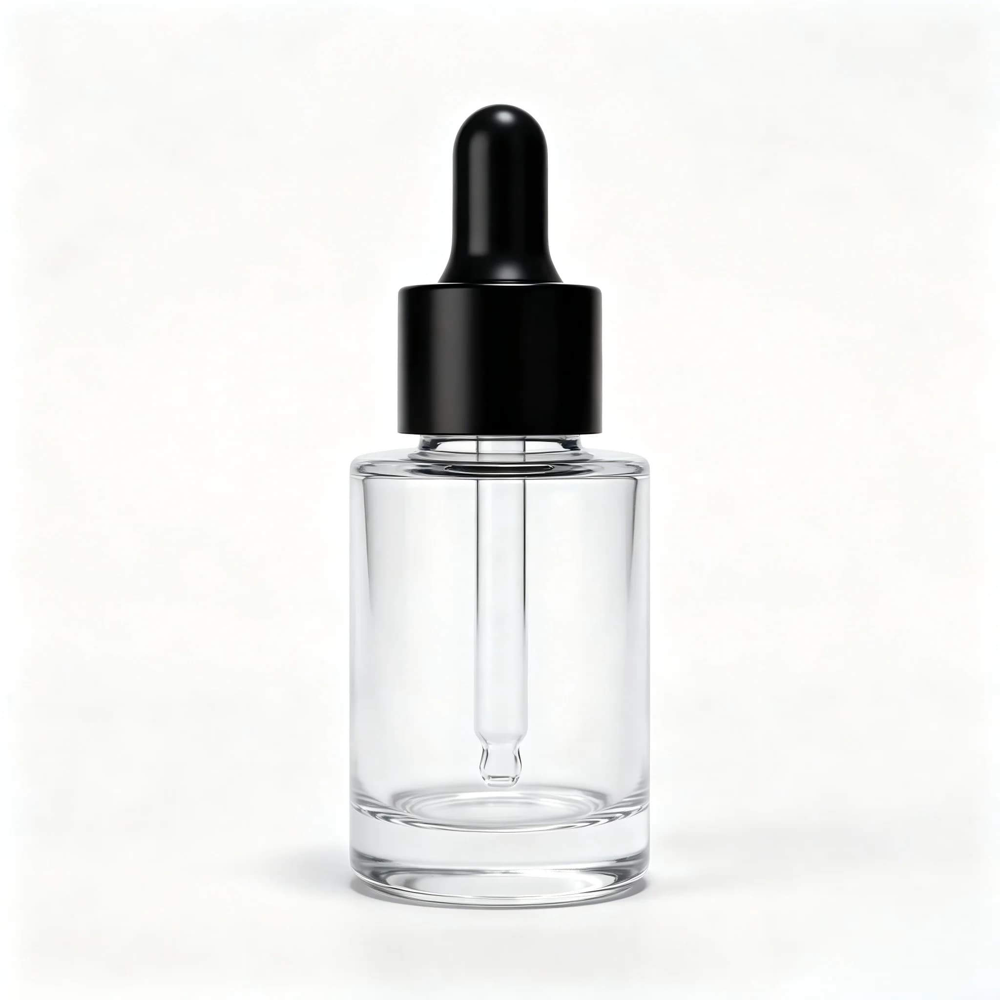 500pcs 30ml clear glass bottle