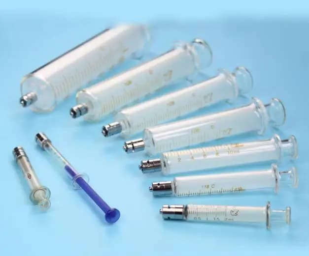 Luer locking head Glass syringe 1ml 2ml 2.5ml 5ml 10ml 20ml 30ml 50ml 100ml Glycerol syringe industrial dispensing