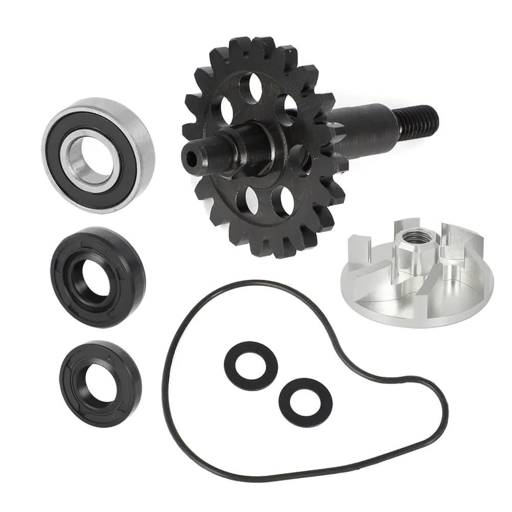 Water Pump Impeller Shaft Gear Kit Fits For Yamaha YZ250F WR250F 2001 2002 2003 2004 - 2013